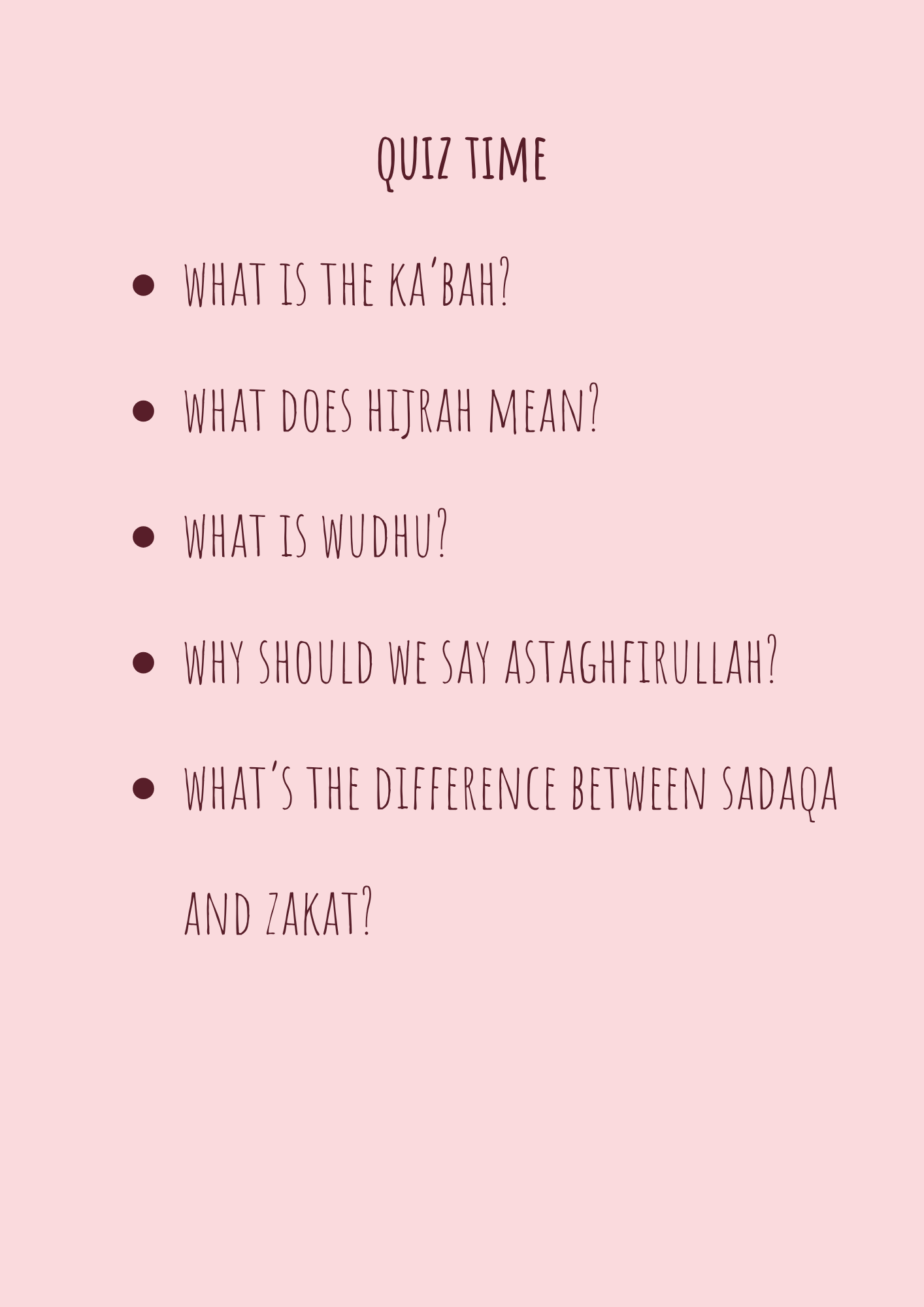 Girl's Salah Tracker