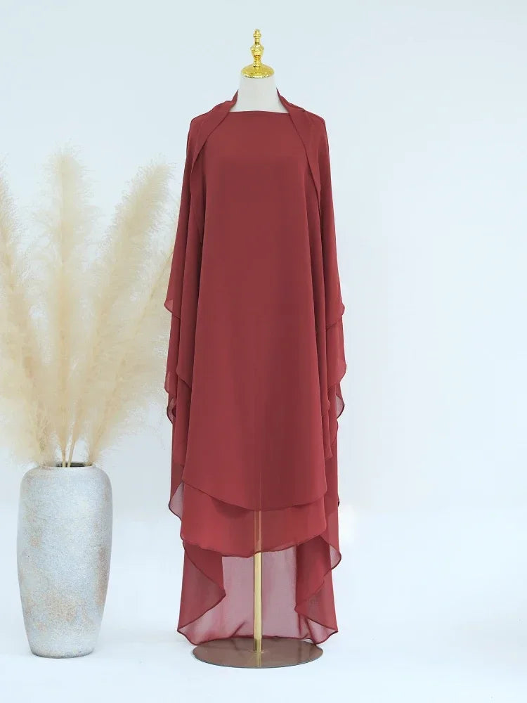 2 Layer Extra Long Khimar