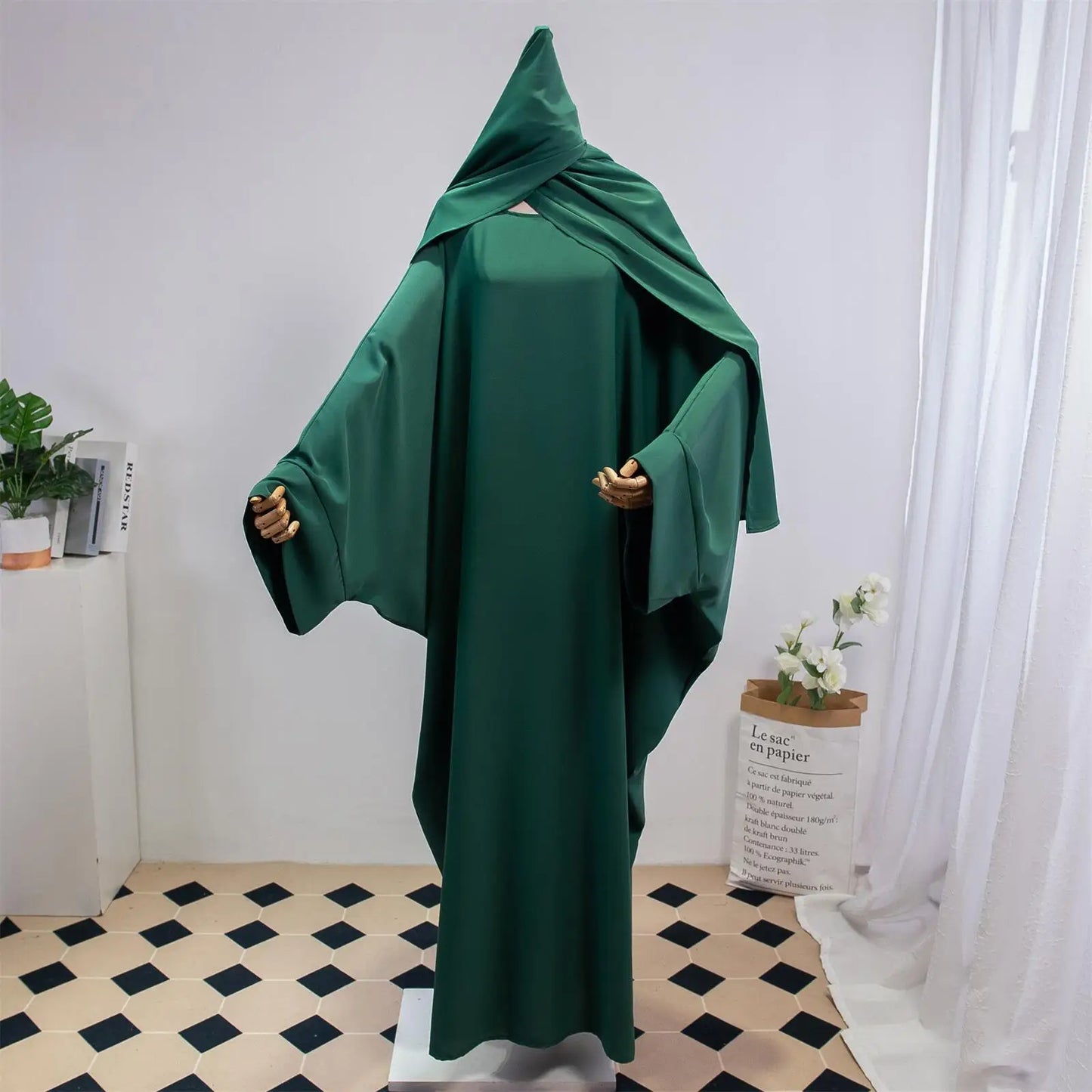 Two Piece Abaya and Matching Hijab