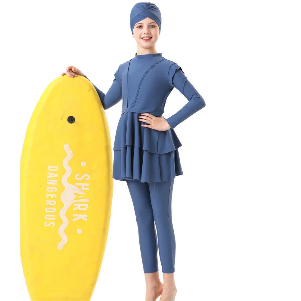 3 Piece Girl's Burkini