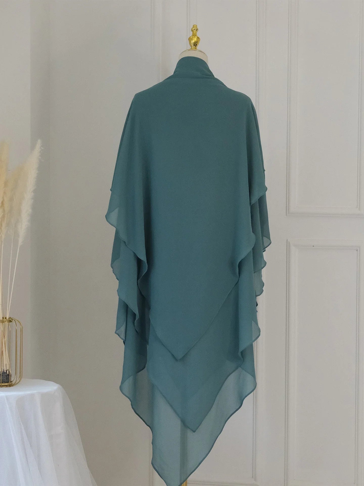 3 Layer Chiffon Long Khimar