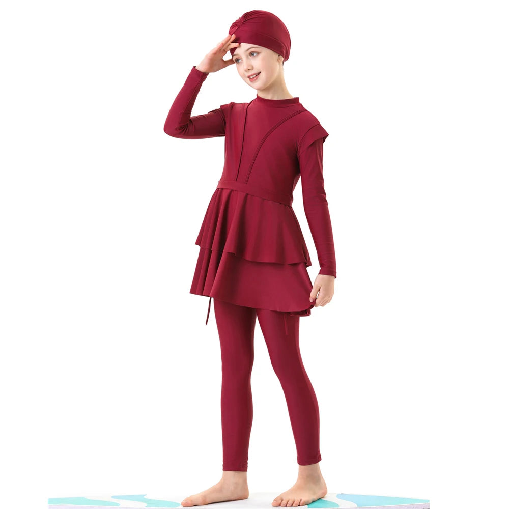 3 Piece Girl's Burkini