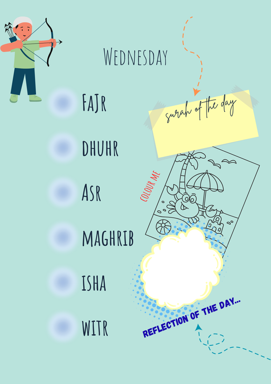 Boy's Salah Tracker