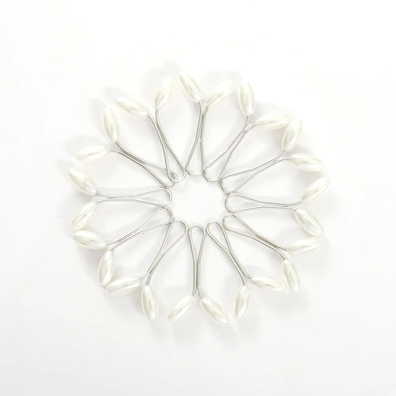 Set of 12 Oval Headed Hijab Pins