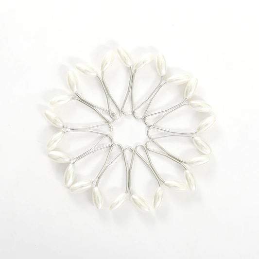Set of 12 Oval Headed Hijab Pins