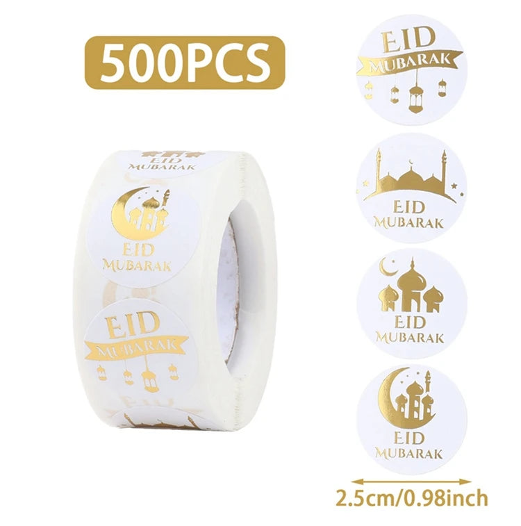 Roll of Eid Mubarak Stickers