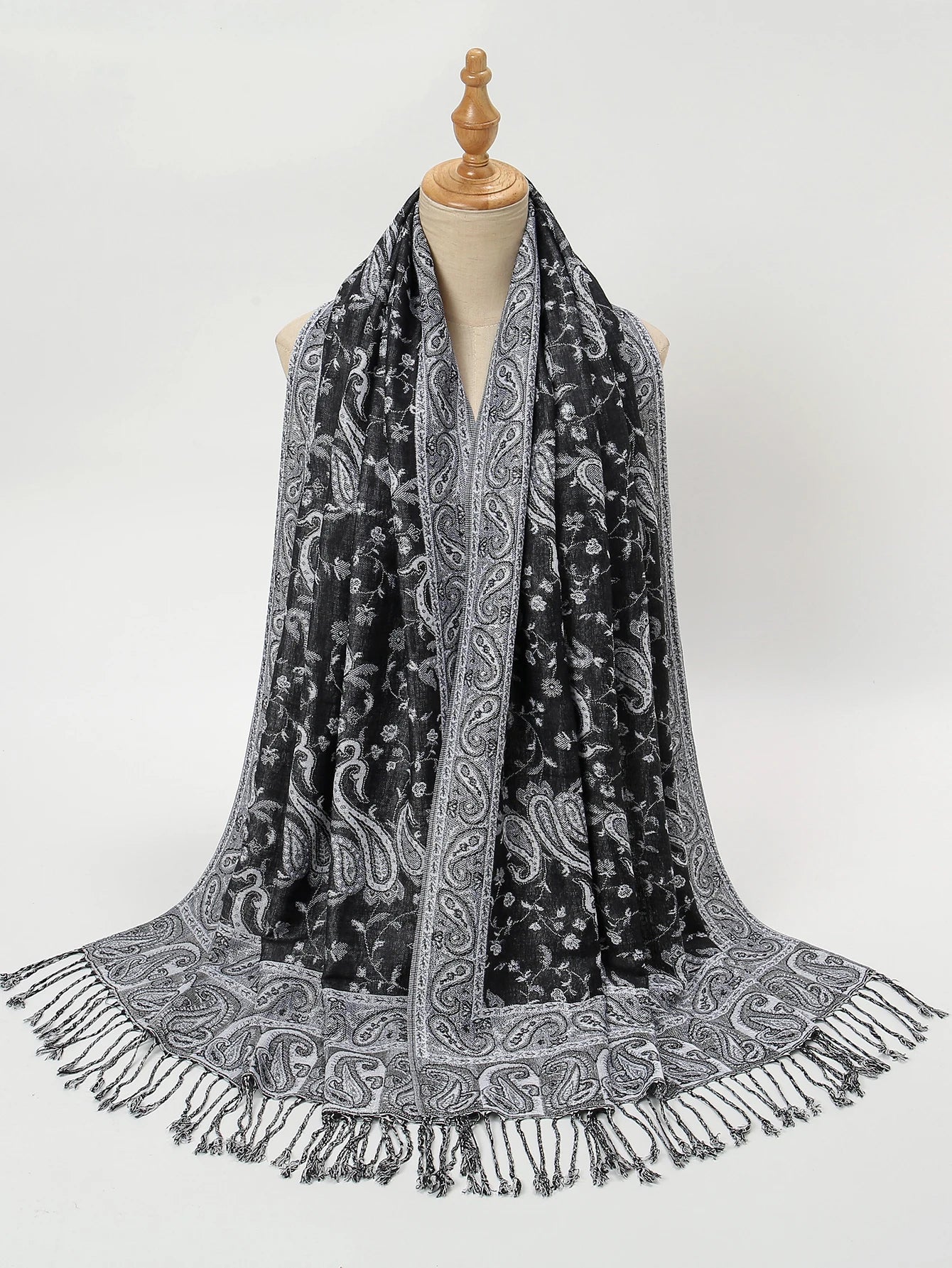 Floral Pashmina Hijab