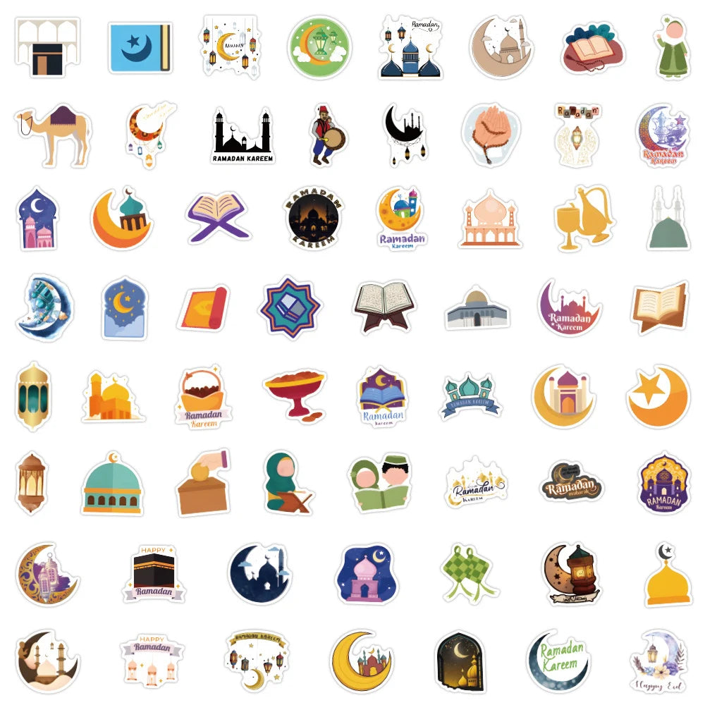 10/30/60/120 Ramadhan Kareem Inspired Stickers