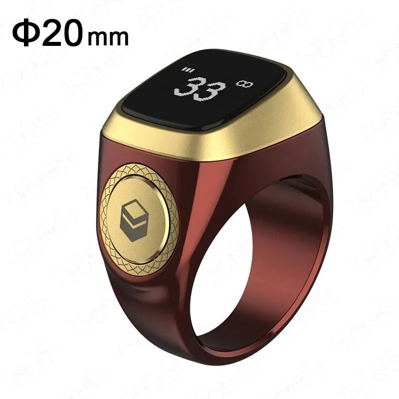 Waterproof Smart Dhikr Ring