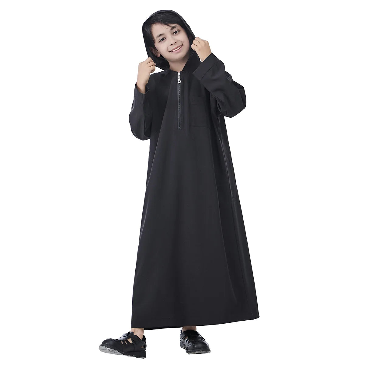 Hoodie Style Thobe for Boys