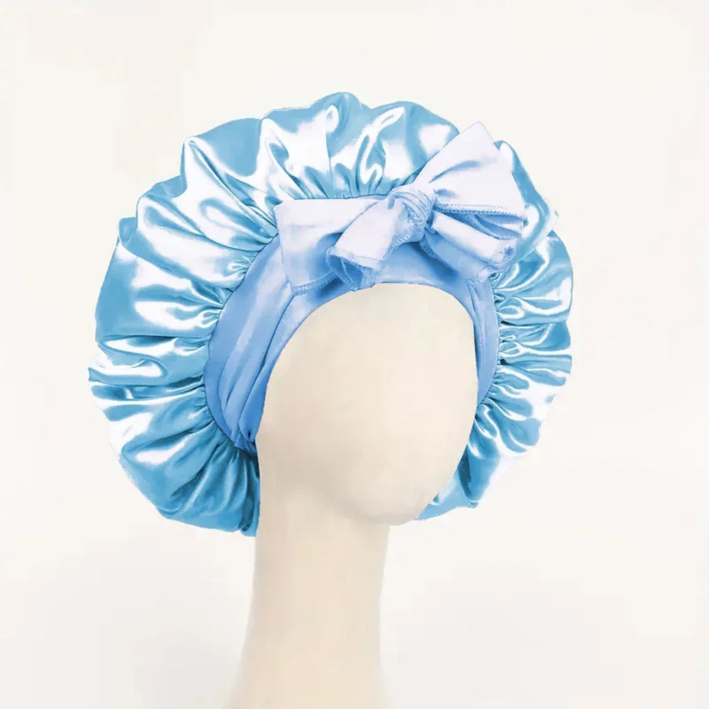 Adjustable Silk Satin Bonnet