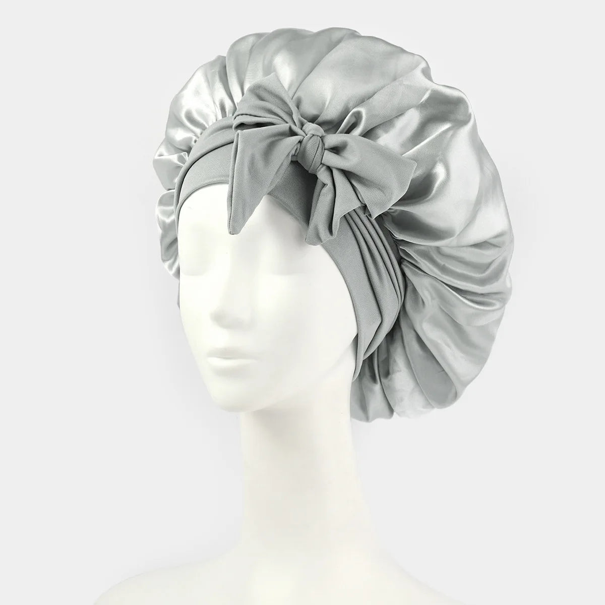 Adjustable Silk Satin Bonnet