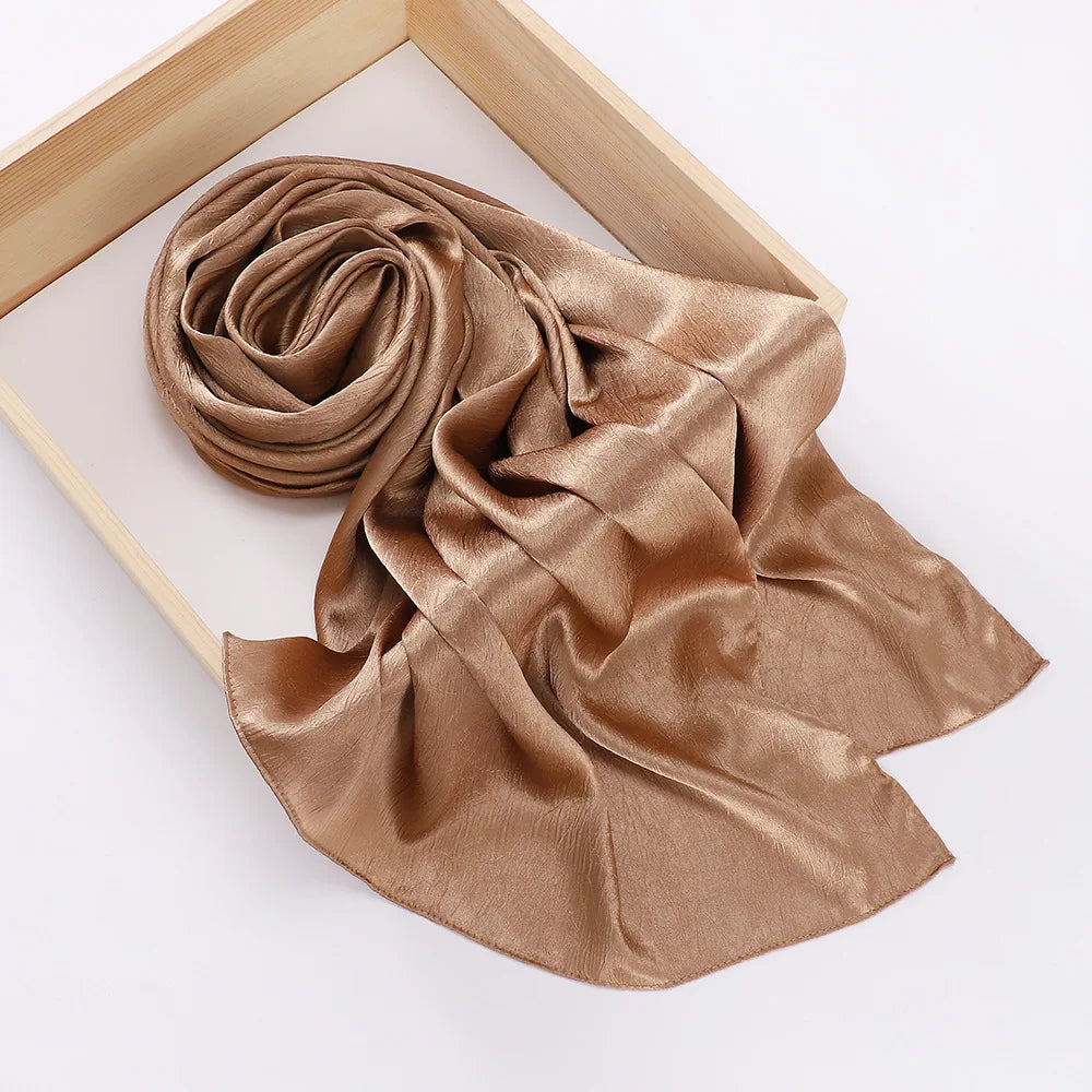 Crinkle Silk Hijab