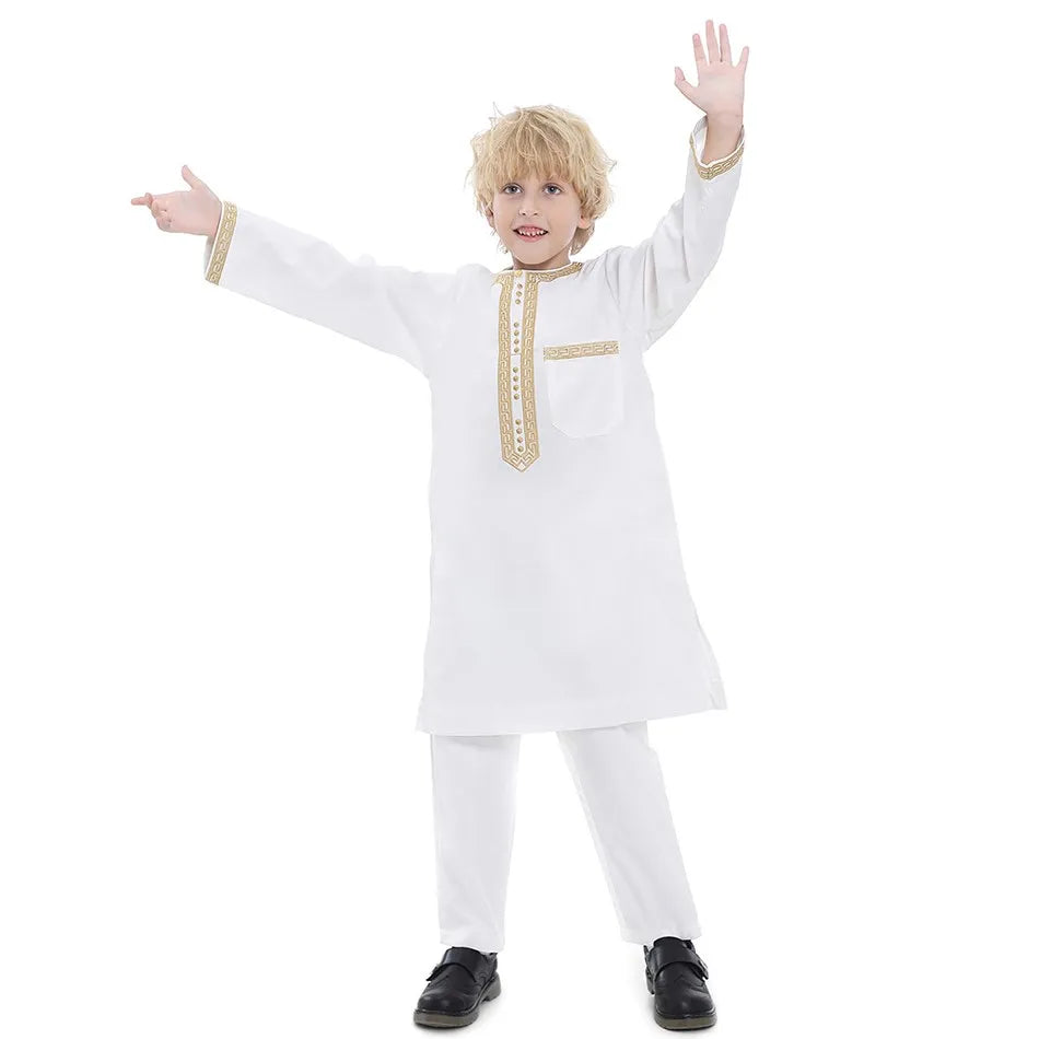 Two-Piece Thobe for Boys