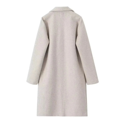 Winter Wool Trench Coat