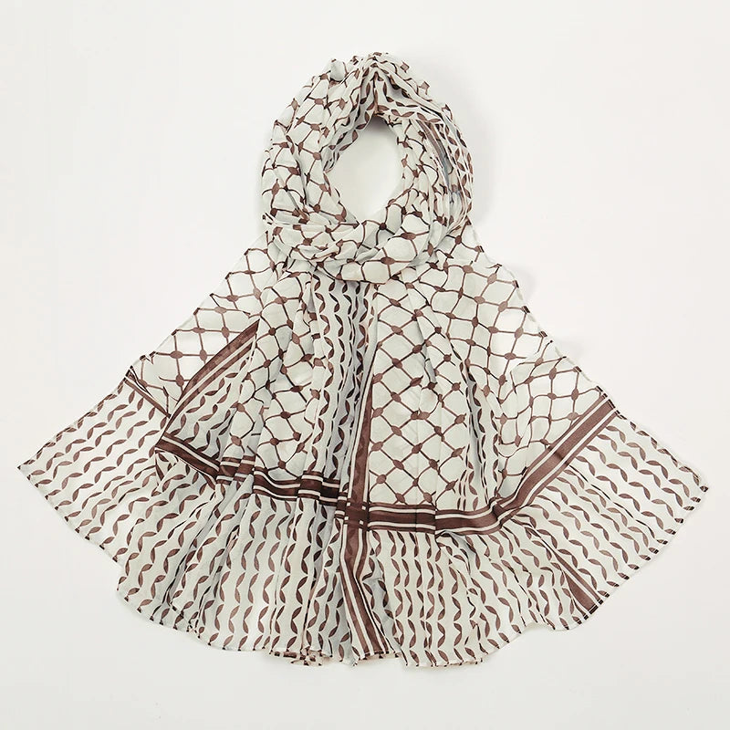 Chiffon Keffiyeh Hijab