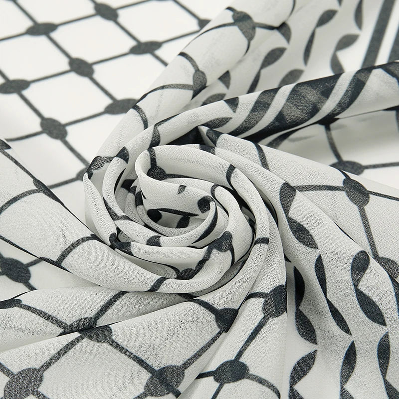 Chiffon Keffiyeh Hijab