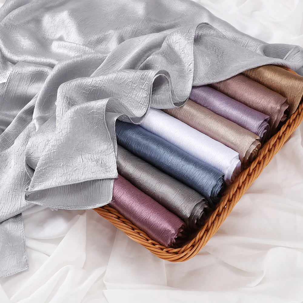 Crinkle Silk Hijab