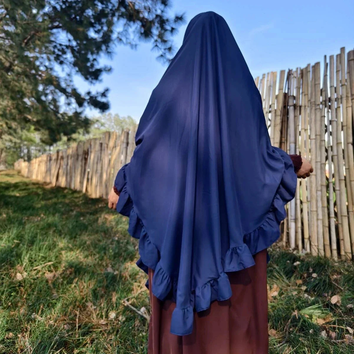 One Layer Ruffle Khimar