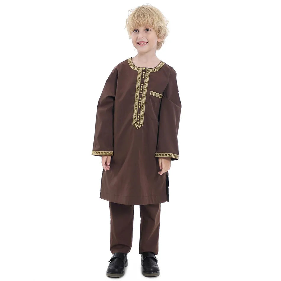 Two-Piece Thobe for Boys
