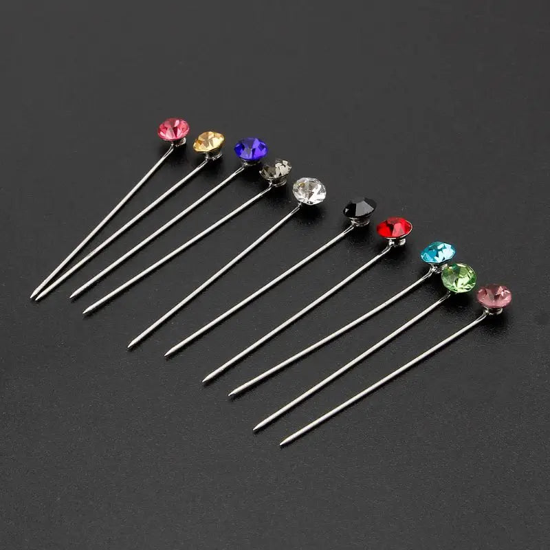 30 Rhinestone Hijab Pins