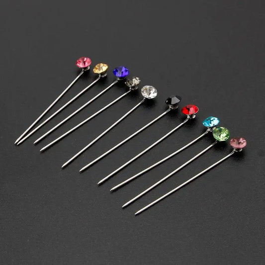 30 Rhinestone Hijab Pins