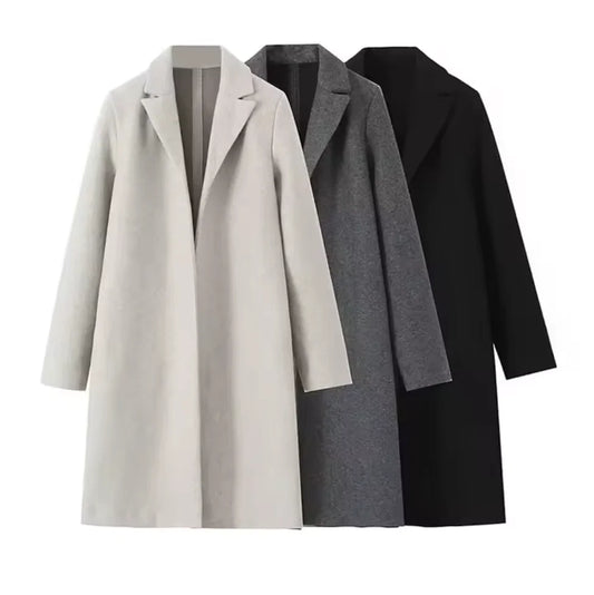 Winter Wool Trench Coat