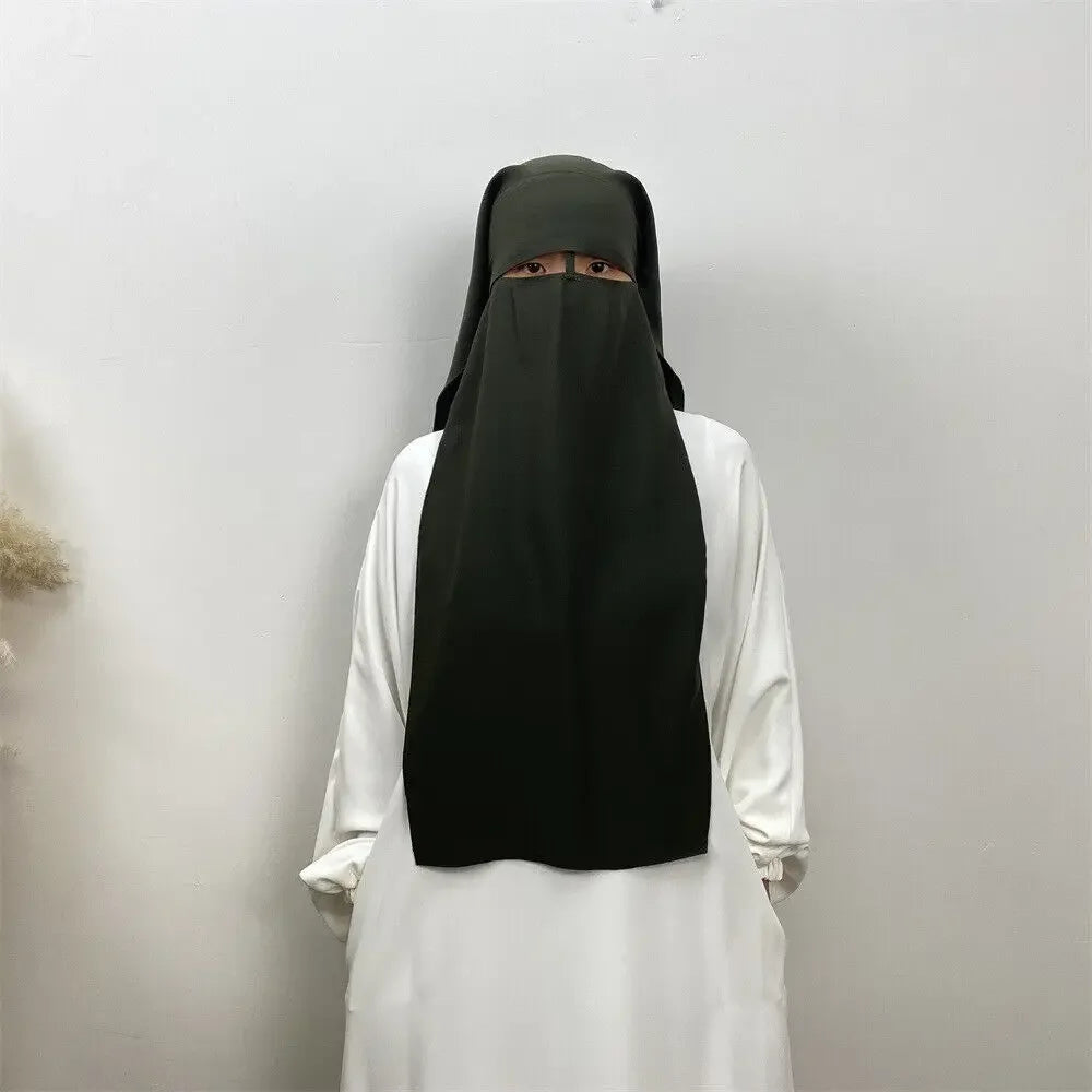 2 Layer Nose Pinch Niqab