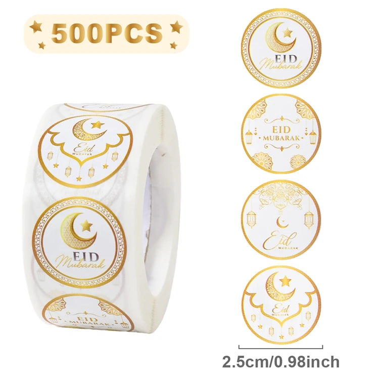 Roll of Eid Mubarak Stickers
