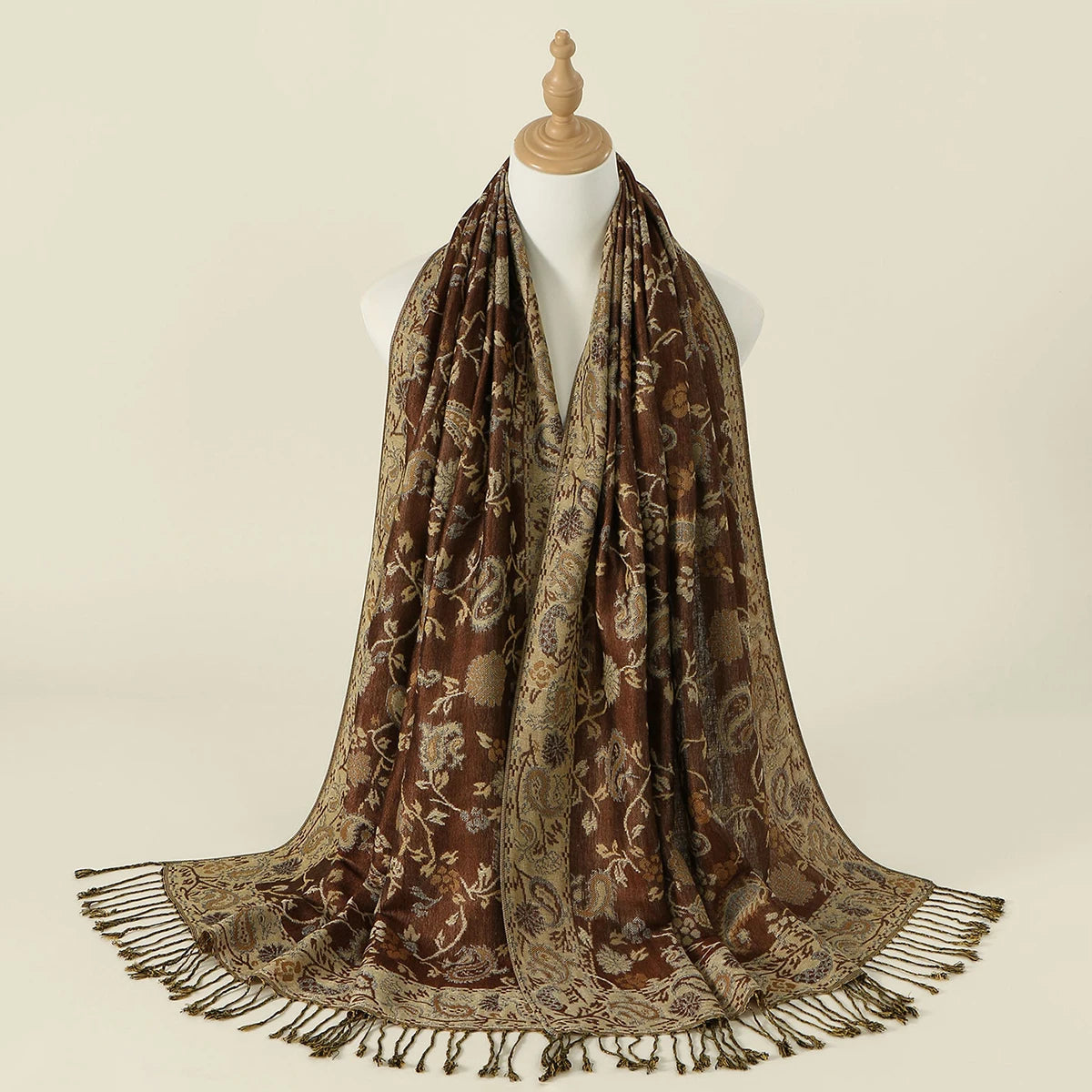 Floral Pashmina Hijab