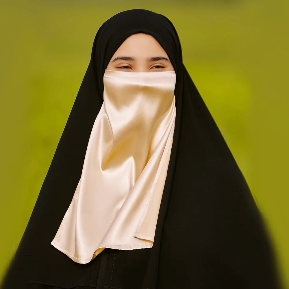 Satin Silk Niqab