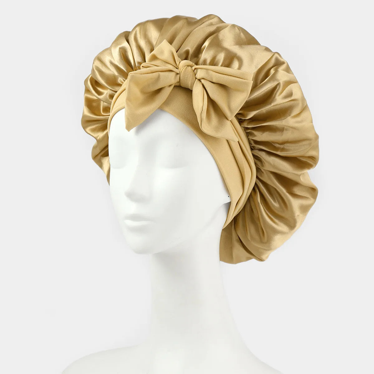 Adjustable Silk Satin Bonnet