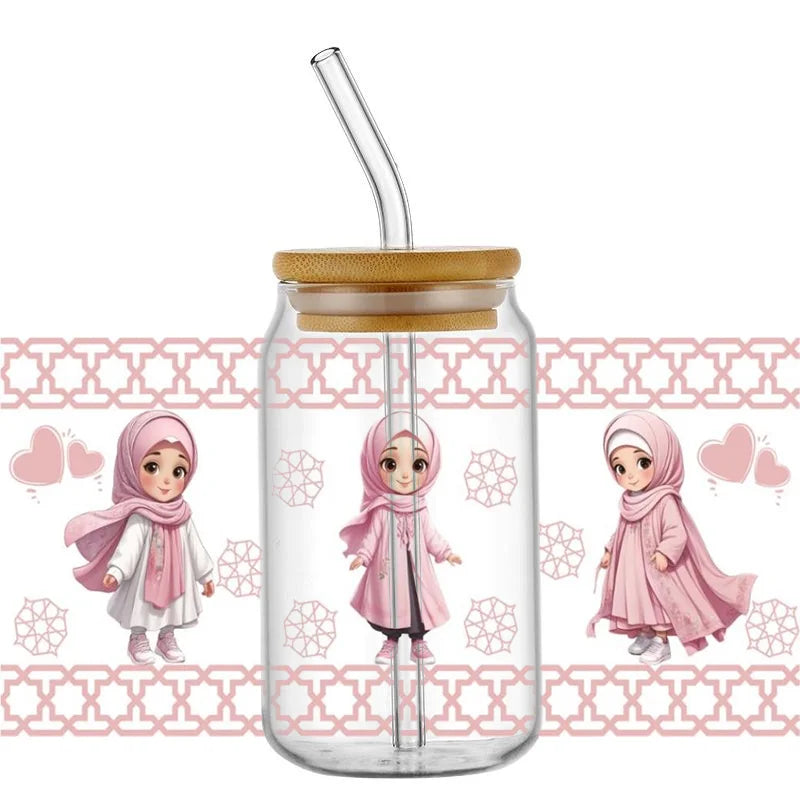 Islamic Decals for Kids Bottles