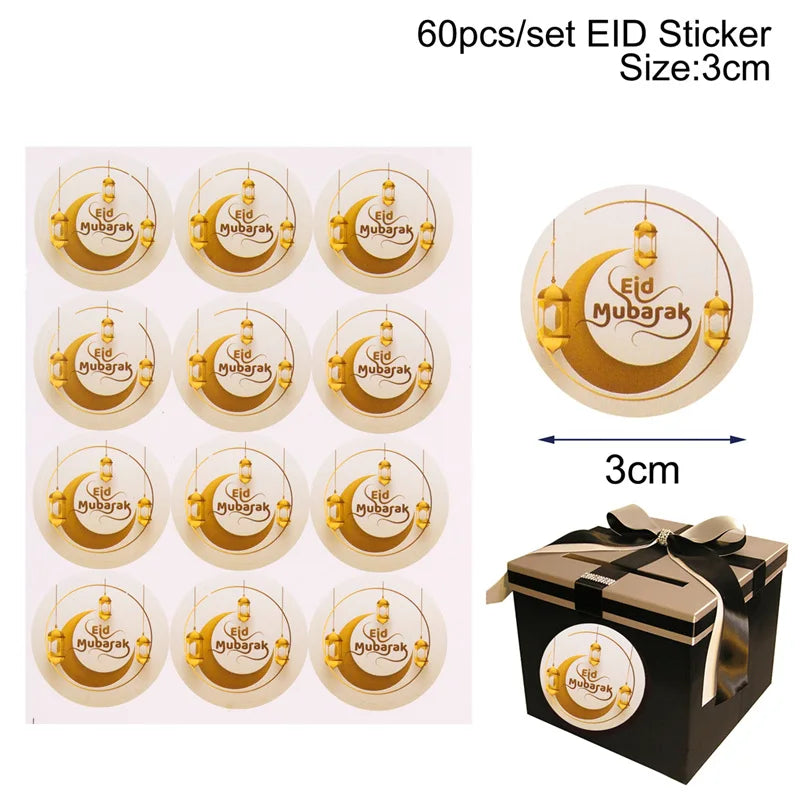 Roll of Eid Mubarak Stickers