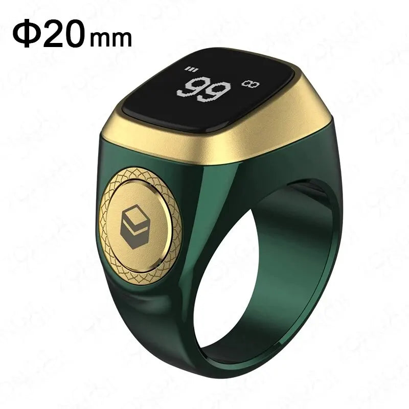 Waterproof Smart Dhikr Ring