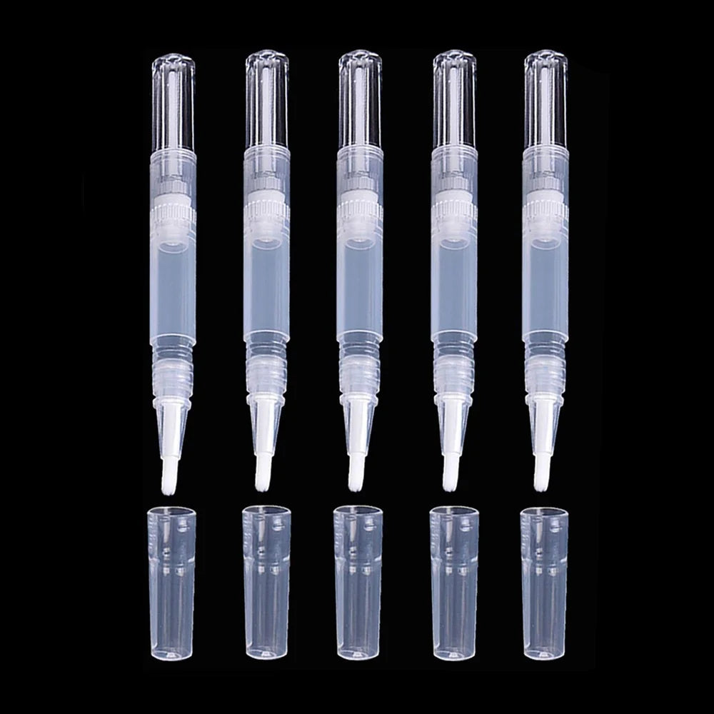 Set of 5 3ml Nail Pens for Henna Application