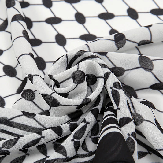 Chiffon Keffiyeh Hijab