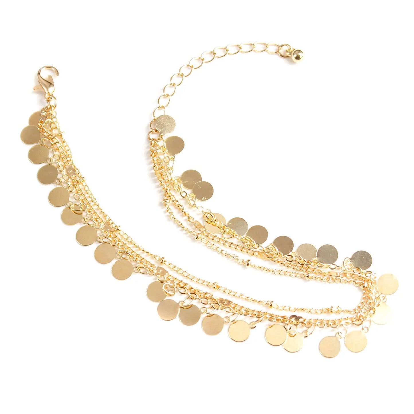 Gold Coin Anklet