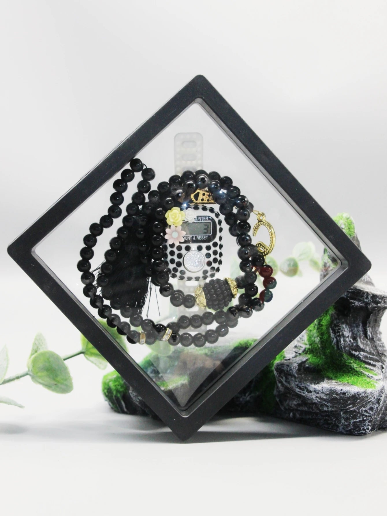 99 Bead Misbaha & Matching Tally Counter Gift