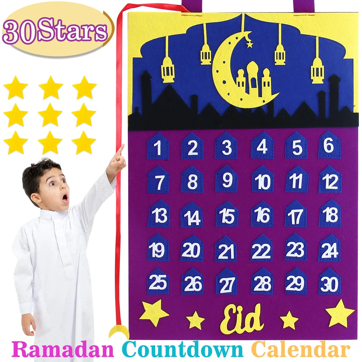 Ramadan Countdown Felt Calendar