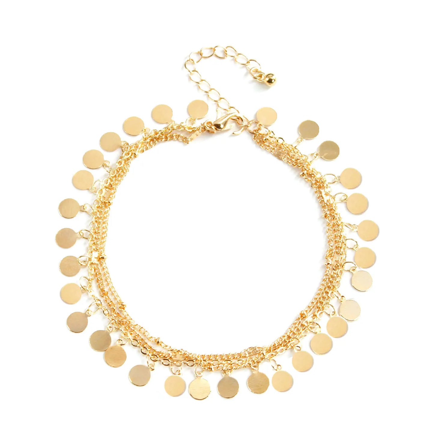 Gold Coin Anklet
