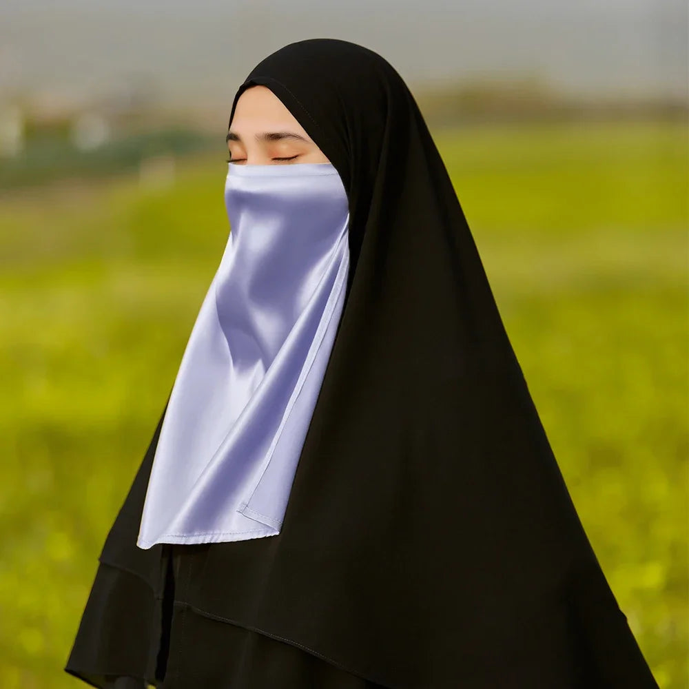 Satin Silk Niqab