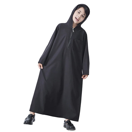 Hoodie Style Thobe for Boys