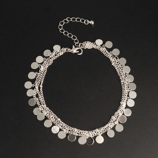 Gold Coin Anklet