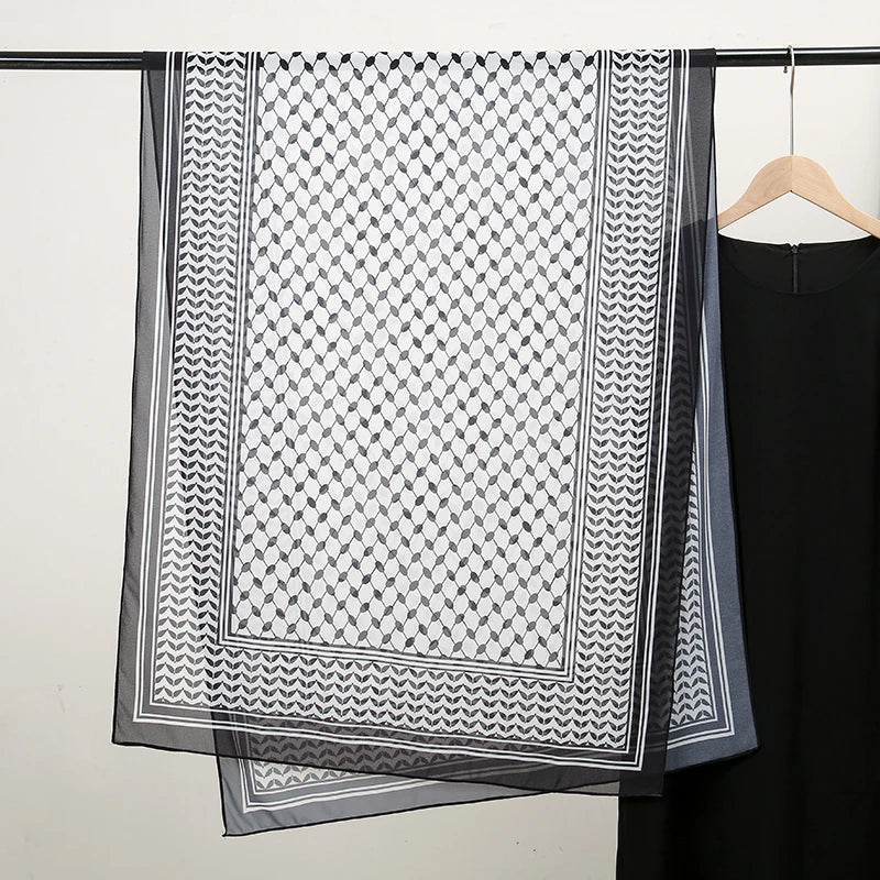 Chiffon Keffiyeh Hijab