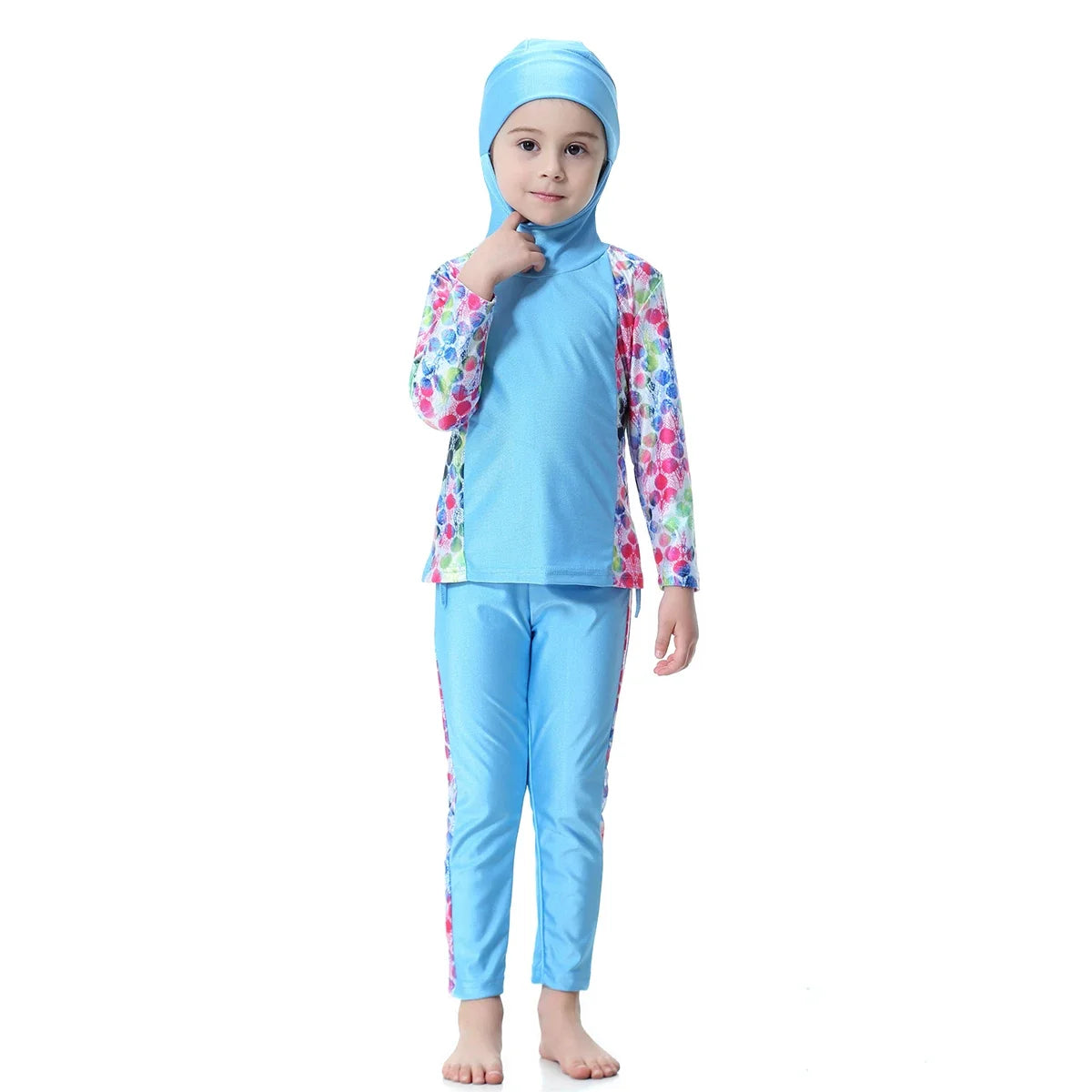 2 Piece Modest Girl's Swimwear