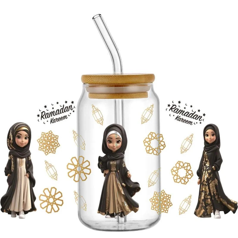 Islamic Decals for Kids Bottles