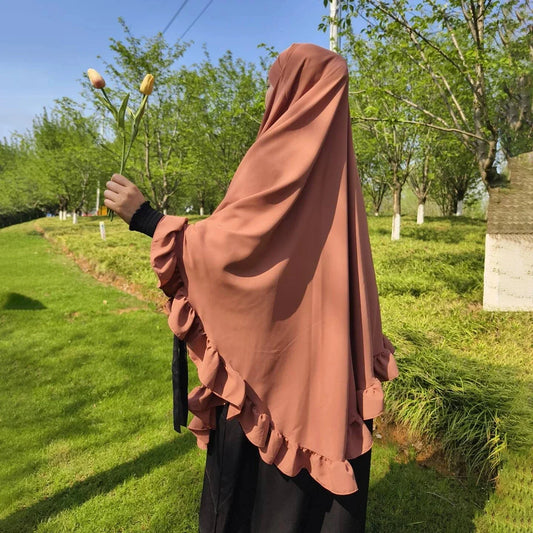 One Layer Ruffle Khimar