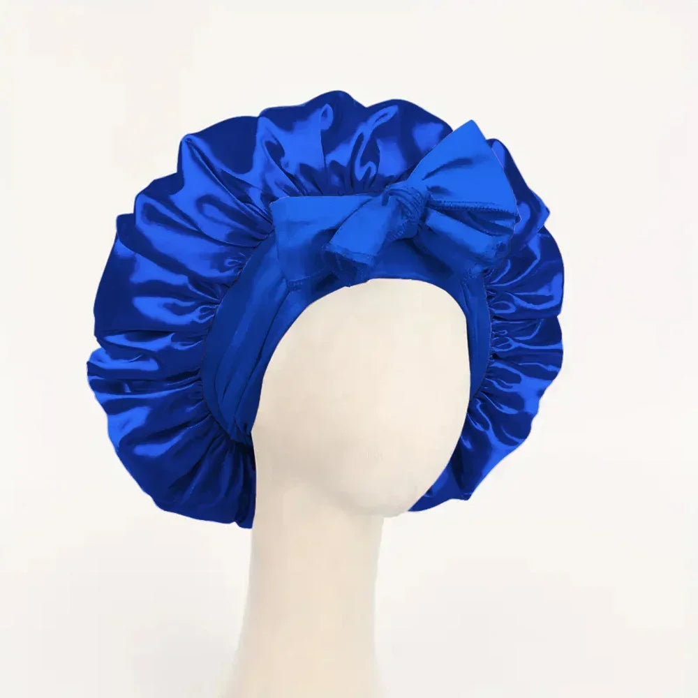 Adjustable Silk Satin Bonnet