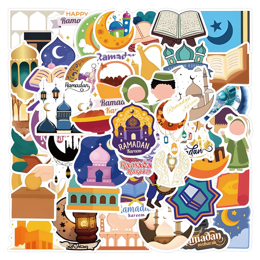 10/30/60/120 Ramadhan Kareem Inspired Stickers